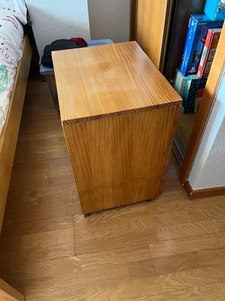 Cómoda, baúl y cajonera