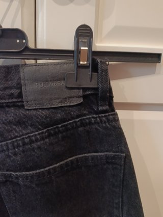 Pantalón vaquero negro Pull&Bear