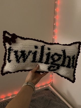 Almohada tejida Twilight