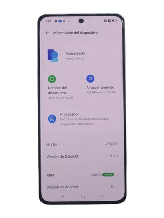 OPPO Reno8 Pro 6.7 256GB Azul Doble SIM 5G NFC