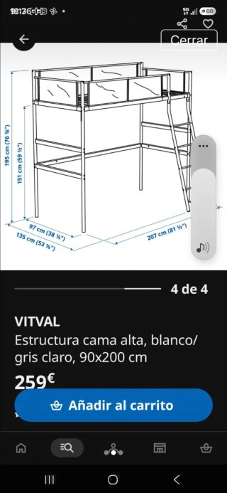 Cama litera con escritorio