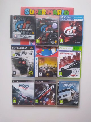 Juegos SAGA Need for speed y Gran turismo PAL 🇪🇦