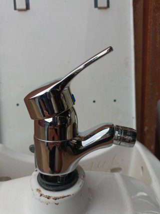 Grifo Bidet Metal Plata