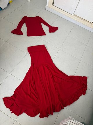 Traje Flamenco Rojo