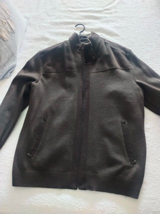 Chaqueta Dustin Marrón Cremallera
