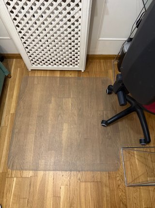 Alfombra protectora de plástico transparente