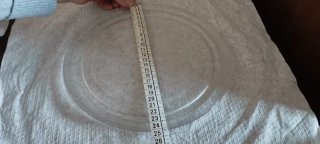 Piatto in vetro per microonde