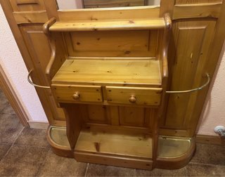 Mueble recibidor de madera