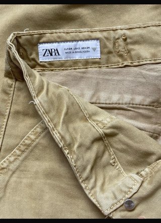 Pantalones Cargo Beige