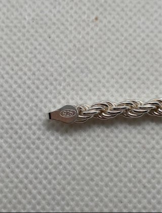 Pulsera de Plata de Ley Cordón Salomónico