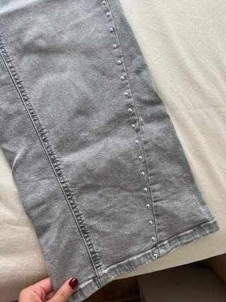 Pantalón Vaquero Gris Mango