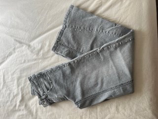 Pantalón Vaquero Gris Mango