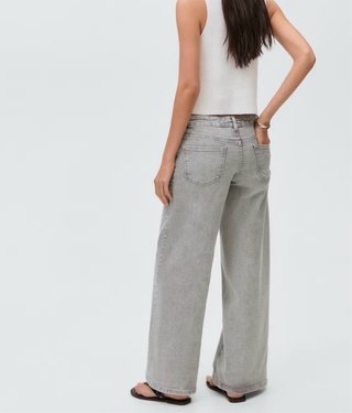 Pantalón Vaquero Gris Mango