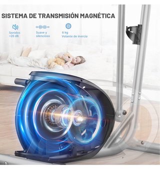 Bicicleta Elíptica Gris NUEVA
