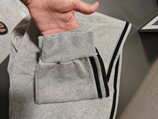 Pantalón chándal Adidas gris 3 bandas Talla XL