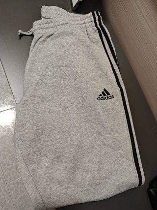 Pantalón chándal Adidas gris 3 bandas Talla XL
