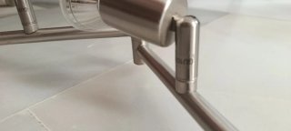 Lámpara de Focos Articulada Plateada