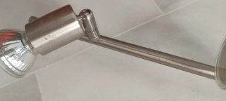 Lámpara de Focos Articulada Plateada