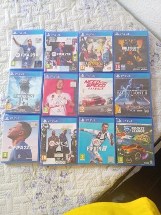 Lote Juegos PS4: FIFA, UFC, Call of Duty,etc