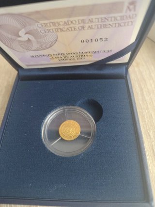Moneda Oro 20 Euro Casa de Austria 2019