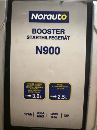 Arrancador Booster Norauto N900 - 900A - 17Ah -