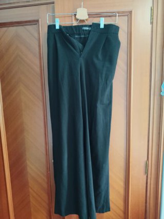 Pantalón Negro Recto