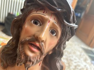Busto Antiguo Cristo de Limpias 33cm