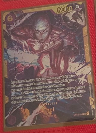 Cartas TCG One Piece: Loki, Enel, Borsalino