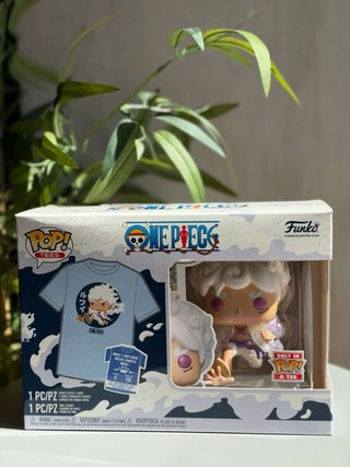 Funko Pop e T-shirt tg S One Piece Luffy Gear 5