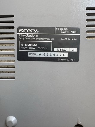 Sony PlayStation 1 SCPH-7000 NTSC-J
