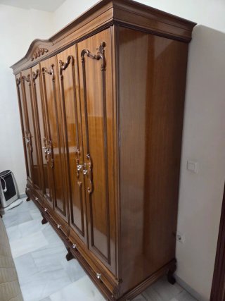 Conjunto dormitorio madera completo