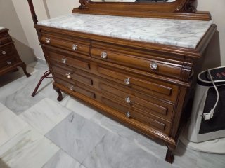 Conjunto dormitorio madera completo