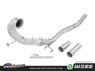 DOWNPIPE ALPHA COMPETITION PARA VW GOLF 8 R / AUDI S3 8Y 2020- - ANTITÉRMICO