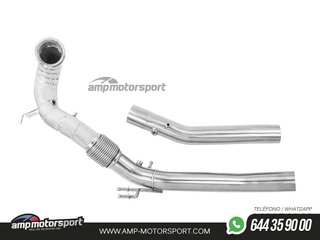 DOWNPIPE ALPHA COMPETITION PARA VW GOLF 8 R / AUDI S3 8Y 2020- - ANTITÉRMICO