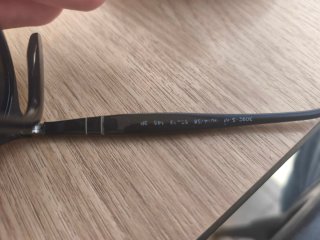 Óculos de Sol Persol Preto Cinza