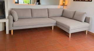 Divano chaise longue Jysk beige