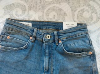 Pantalón Vaquero Skinny Crop