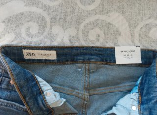 Pantalón Vaquero Skinny Crop