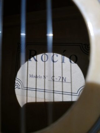 Guitarra Clásica Rocío C-7N