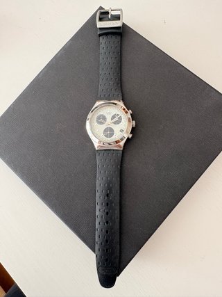 Swatch Irony Cronografo Argento Nero