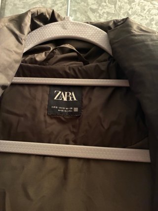 Chaleco Zara Mujer Verde Oliva