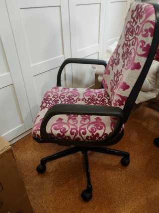 Silla de oficina tapizada