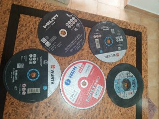 Lote de 5 disco de corte 230mm