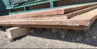 Chapas de acero para obras