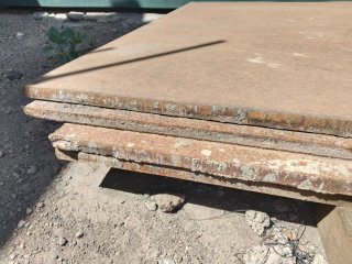 Chapas de acero para obras