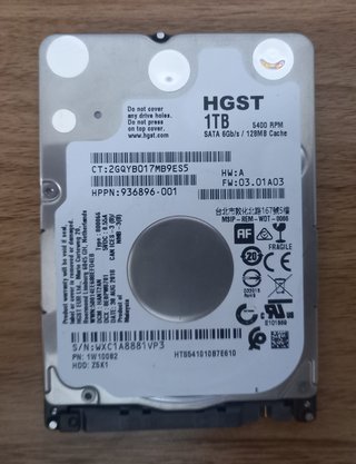 HGST 1TB HDD SATA 6Gb/s 128MB Cache