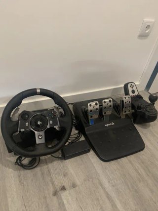 Volante Logitech G920 + Pedais + Shifter
