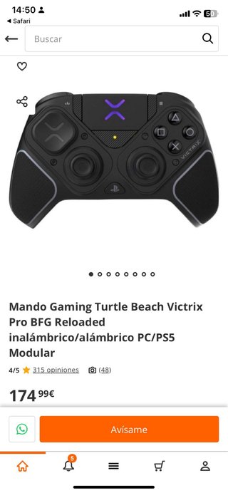 Mando Victrix Pro BFG Reloaded PS5/PS4