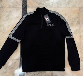 Sudadera Fila negra con cremallera