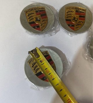 4 Centros de Jante Porsche 65mm